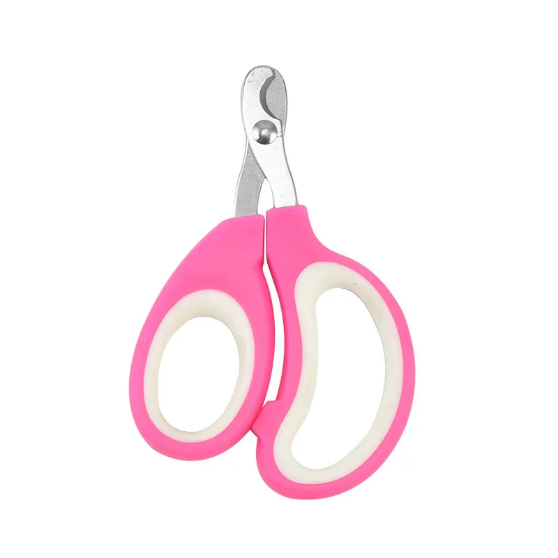 Pet Nail Scissors - Half Moon Stainless Steel Trimmers
