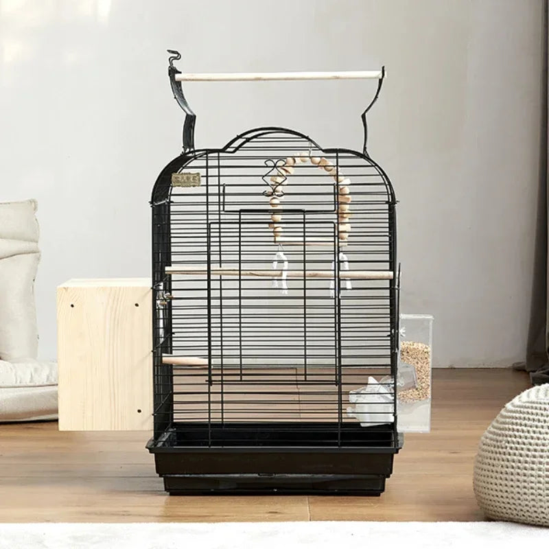 Cage spéciale pour perroquets Xuanfeng Reproduction Nest Grand tiroir pour un nettoyage facile Poignée pratique Cage à oiseaux durable