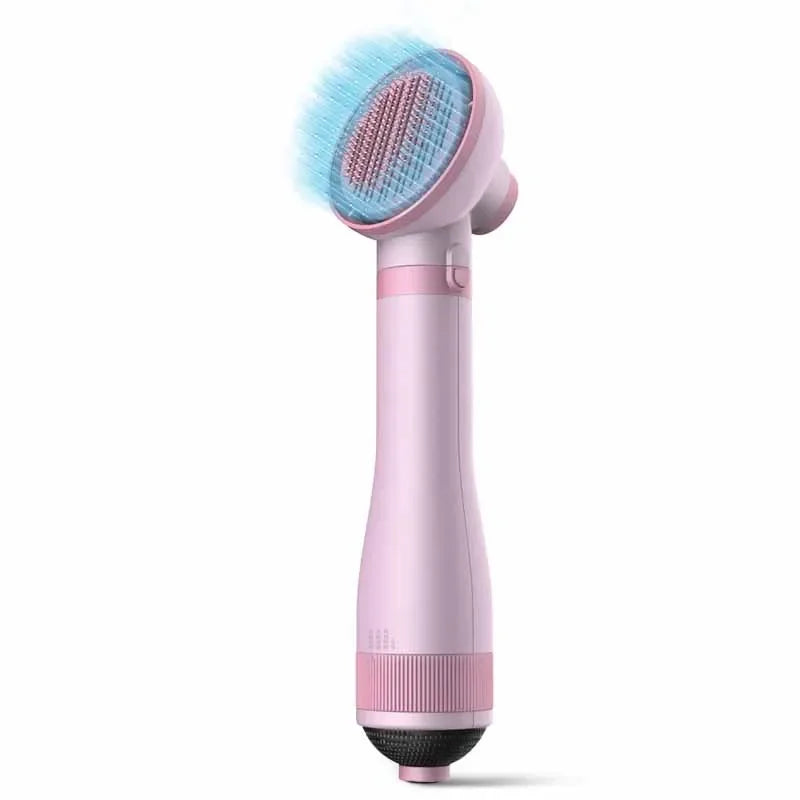 Sèche-cheveux portable pour animaux de compagnie avec brosse de toilettage – Contrôle intelligent et silencieux de la température pour chiens et chats