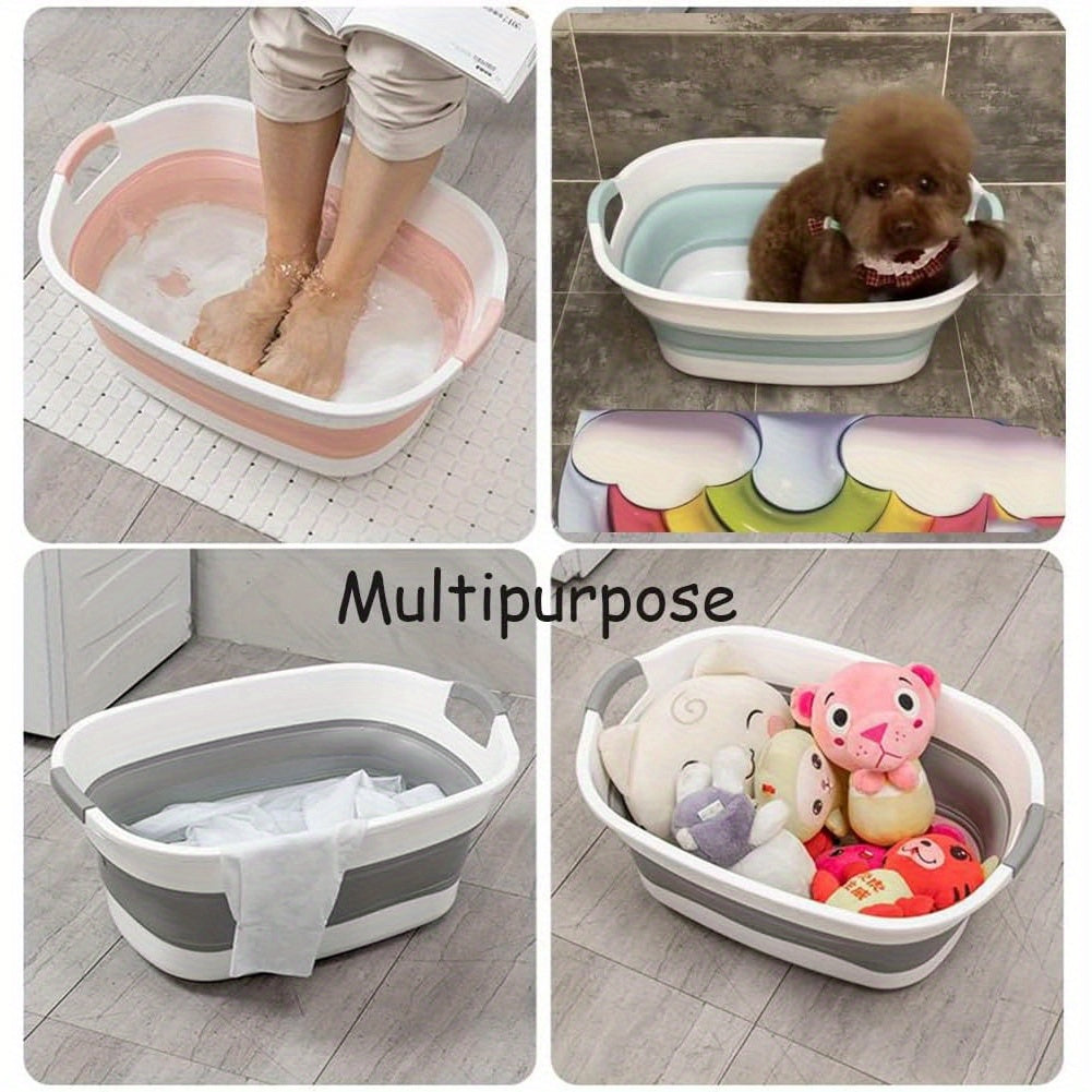 Baignoire pliable pour chien – Baignoire portable et robuste pour animaux de compagnie pour une utilisation en intérieur et en extérieur