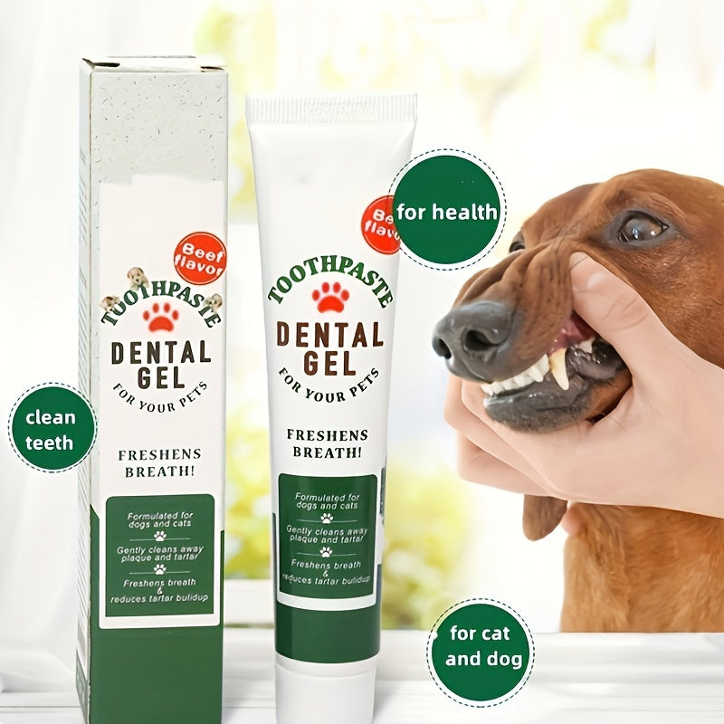 [Choix populaire] Lot de 2 brosses à dents et dentifrice en silicone pour chiens et chats - Soins bucco-dentaires doux, matériau durable