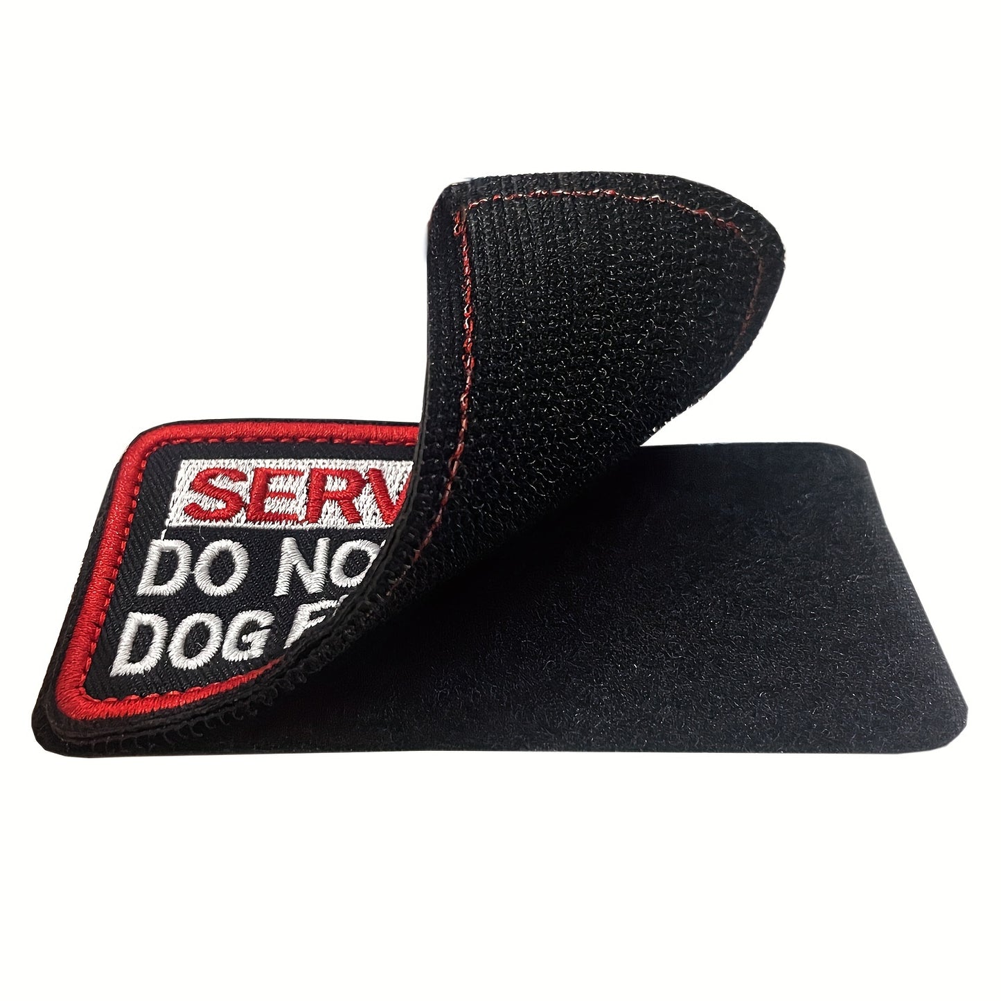 Lot de 10 patchs pour chien d'assistance - Velcro brodé