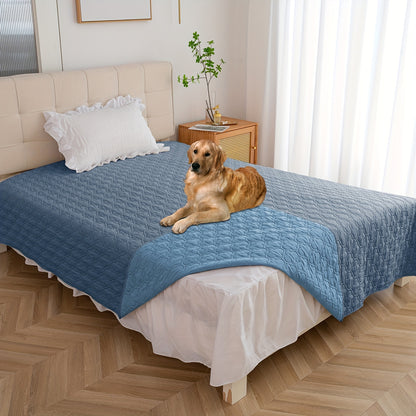 Housse de lit imperméable pour chien, couverture pour animaux de compagnie avec support antidérapant pour meubles, lit, canapé, cadeau de Noël lavable en machine 