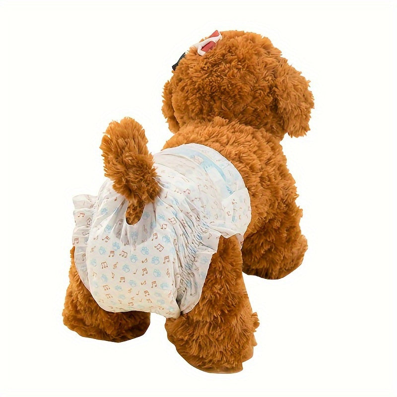 Lot de 10 couches jetables super absorbantes pour chien – Anti-fuites, confortables et faciles à utiliser
