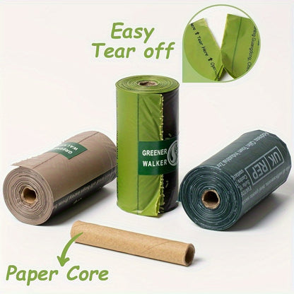 Biodegradable Dog Poop Bags - Extra Strength, Leak-Proof, 540 Linen Bio-Corn Starch Blend Pet Waste Bags for Dogs and Cats, Ideal for Yard Cleanup - 540 Count (9-Month Supply, Assuming 2 Bags Per Day)