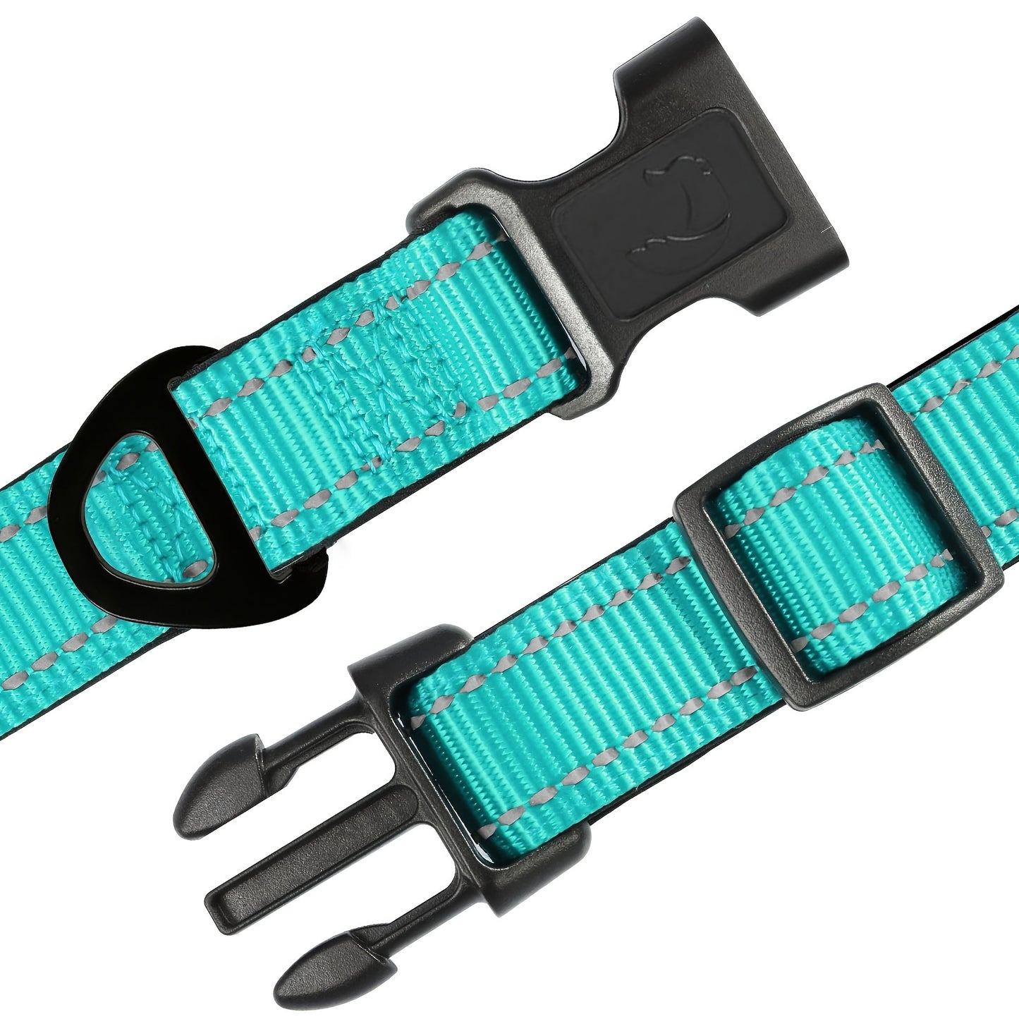 Ensemble laisse et collier pour animaux de compagnie JOYTALE, laisse réfléchissante et collier en nylon réglable pour chiens de petite, moyenne et grande taille
