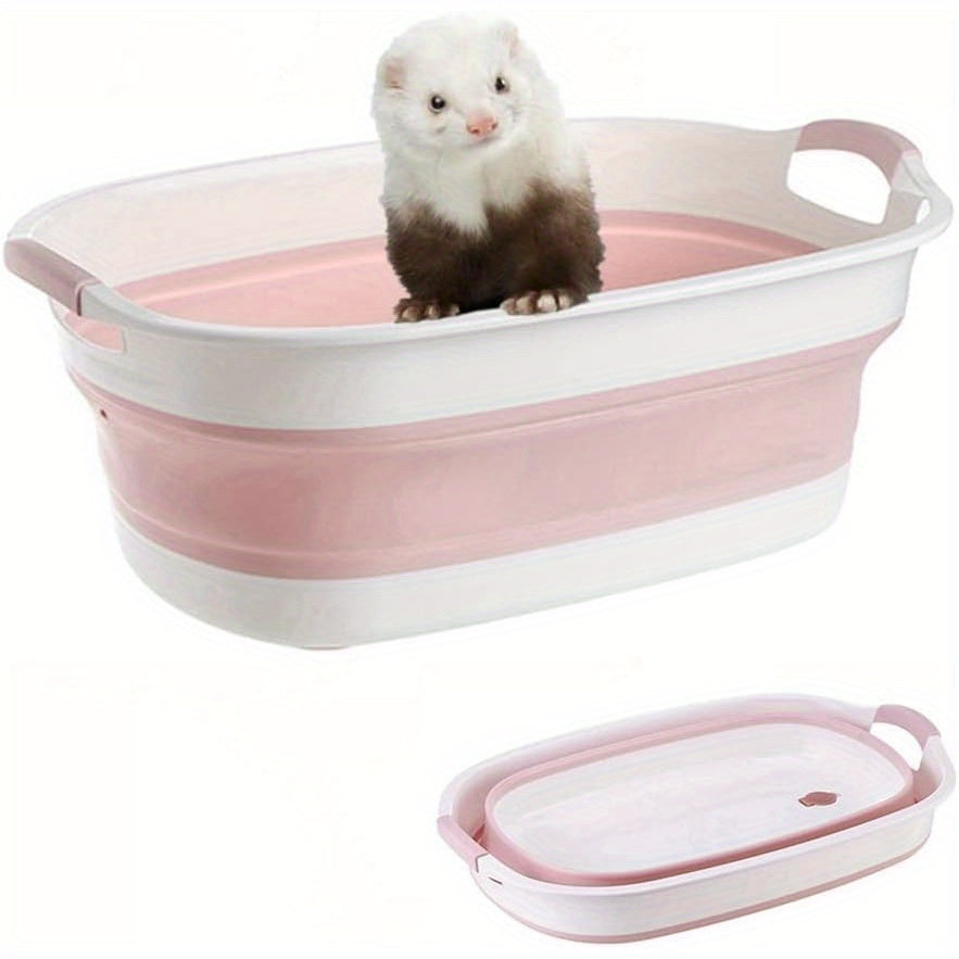 Baignoire pliable pour chien – Baignoire portable et robuste pour animaux de compagnie pour une utilisation en intérieur et en extérieur