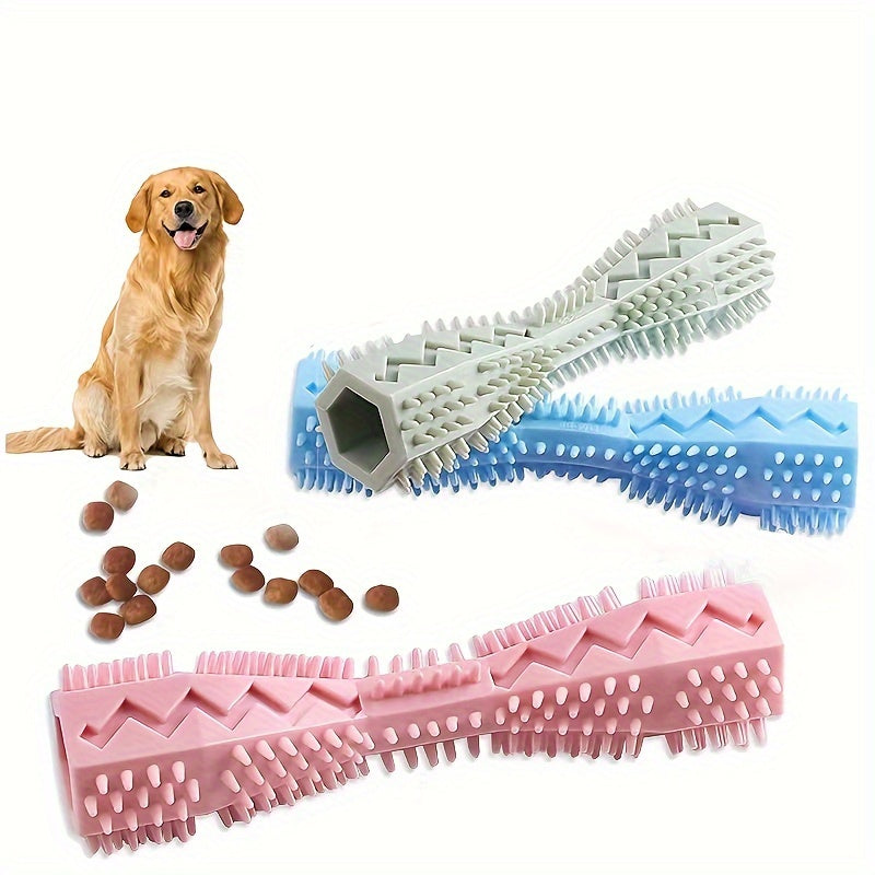 Jouet pour brosse à dents pour chien – Bâton molaire en caoutchouc souple pour la mastication interactive et le nettoyage des dents (1/3 pièces)