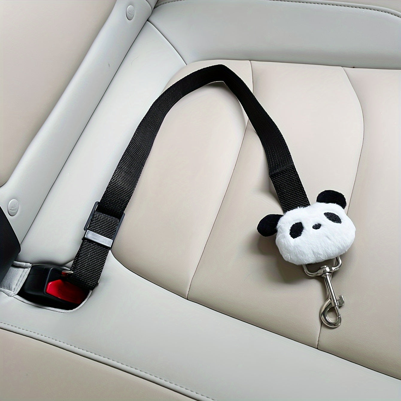 Ceinture de sécurité réglable pour animaux de compagnie – Polyester durable avec jolie breloque en forme de fleur pour la sécurité des chiens et des chats