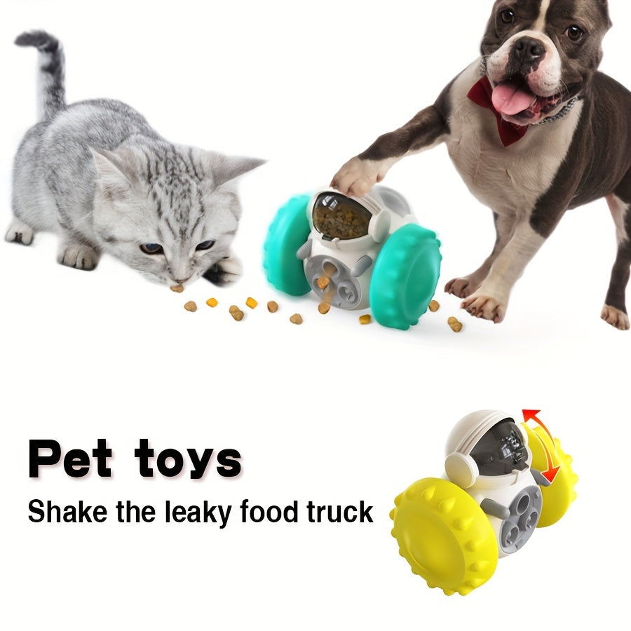 1 jouet puzzle distributeur de friandises amusant et stimulant pour chiens de petite et moyenne taille - Favorise la stimulation mentale et ralentit l'alimentation 