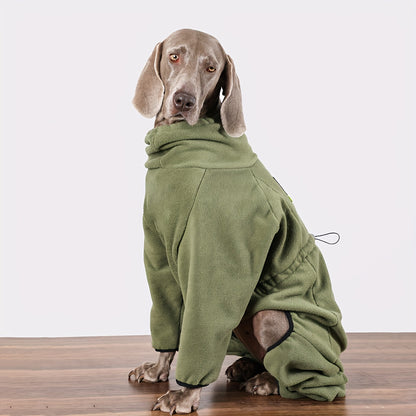 Pull polaire douillet pour chien – Chaleur hivernale pour les grandes races comme les Golden Retrievers et les Labradors