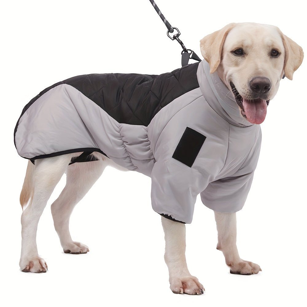 Manteau d'hiver pour chien – Chaud, coupe-vent, avec attache pour laisse pour les activités de plein air par temps froid
