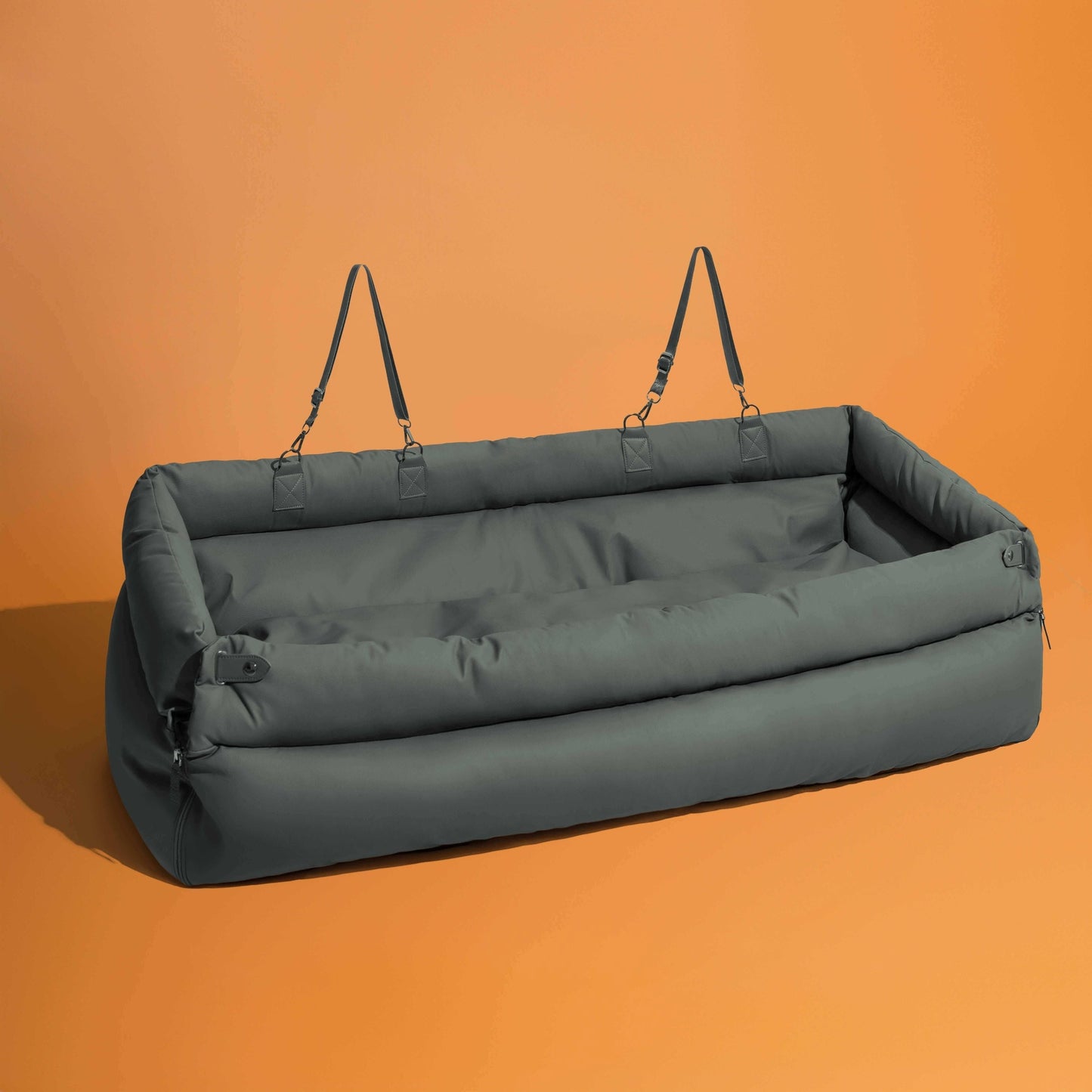 Siège auto pour chien en similicuir de luxe – Imperméable et antidérapant