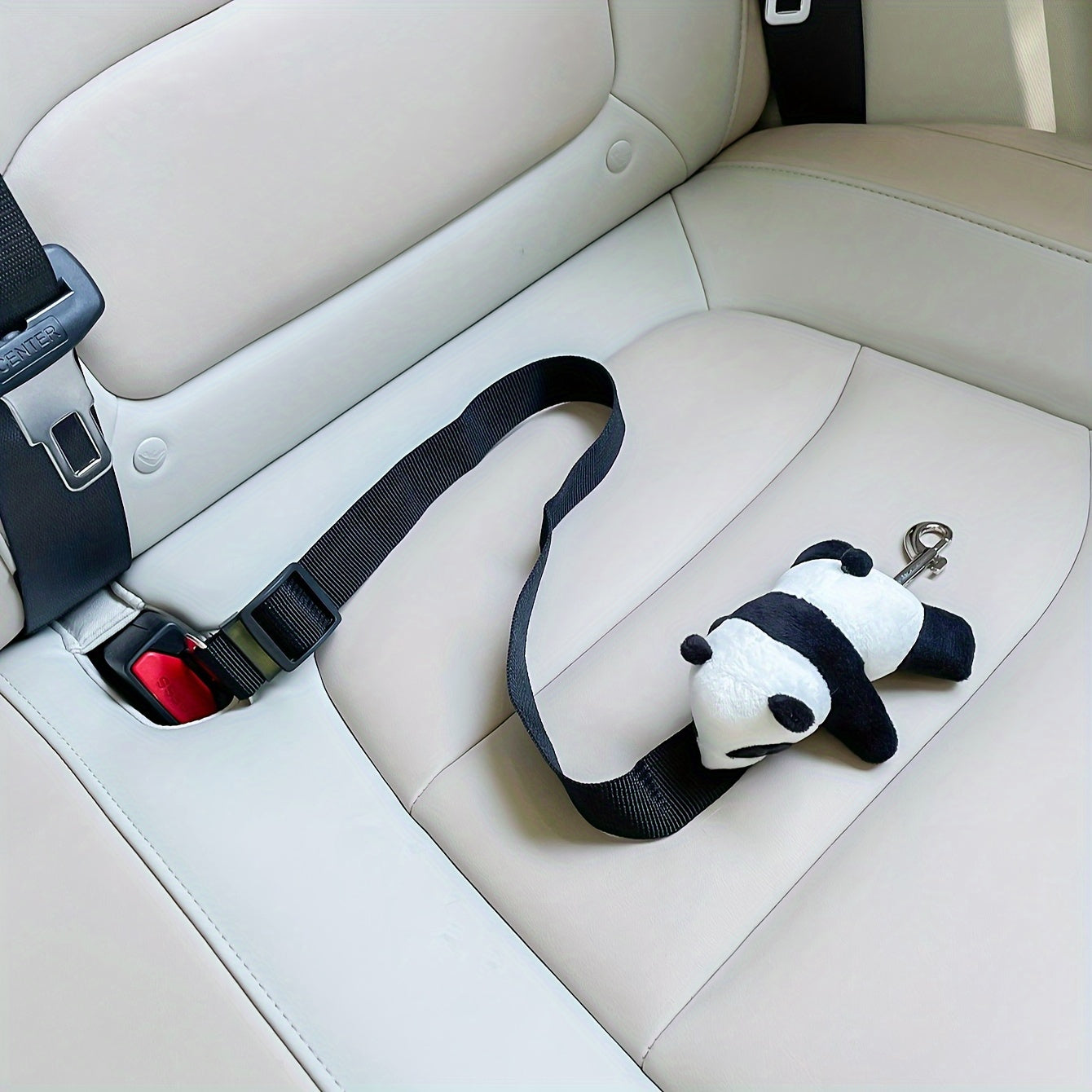 Ceinture de sécurité réglable pour animaux de compagnie – Polyester durable avec jolie breloque en forme de fleur pour la sécurité des chiens et des chats