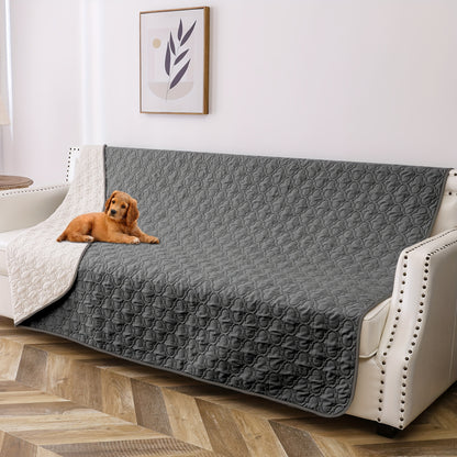 Housse de lit imperméable pour chien, couverture pour animaux de compagnie avec support antidérapant pour meubles, lit, canapé, cadeau de Noël lavable en machine 
