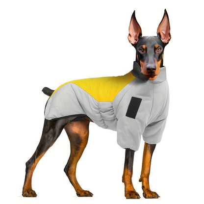 Manteau d'hiver pour chien – Chaud, coupe-vent, avec attache pour laisse pour les activités de plein air par temps froid