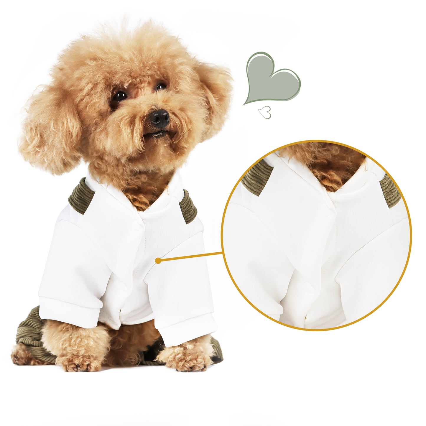 Combinaison pour chien à imprimé canard chic – Tenue de créateur élégante et confortable pour les petites et grandes races