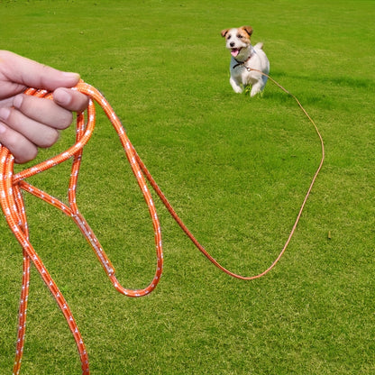 Laisse longue réfléchissante pour chiens de grande, moyenne et petite taille, pour s'entraîner à l'extérieur, marcher, jouer, camper ou dans la cour