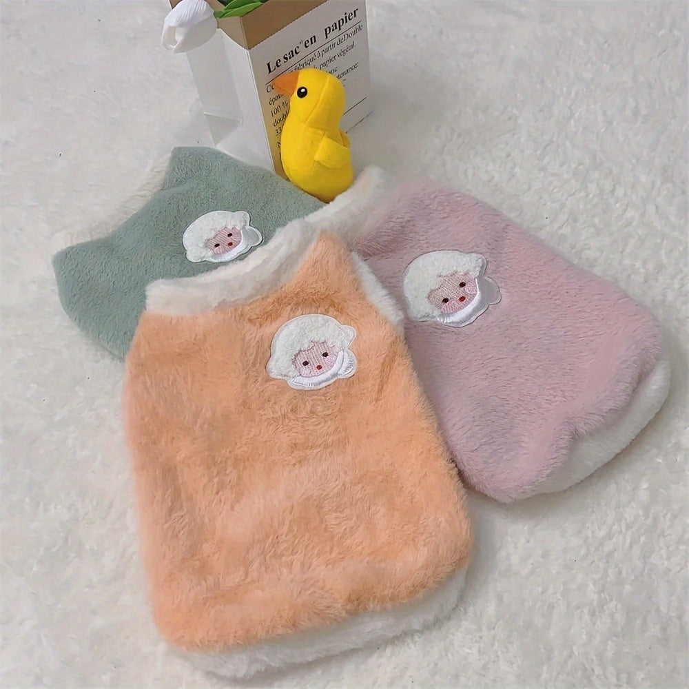 Gilet épais et chaud pour chat adorable – Tenue confortable pour l'automne et l'hiver, empêche la perte de poils 