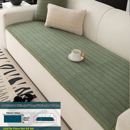 Bohemian Chic Plush Sofa Cover – Pet-Friendly, Non-Slip, Machine Washable Couch Protector