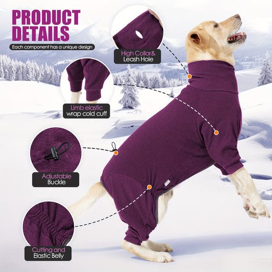 Pull à col roulé en tricot Ozy pour chien – Vêtement chaud pour animaux de compagnie pour les petites et très grandes races