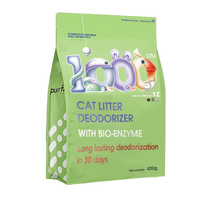Déodorant pour litière pour chat – Éliminateur d’odeurs d’aromathérapie pour les odeurs d’urine et de chat 