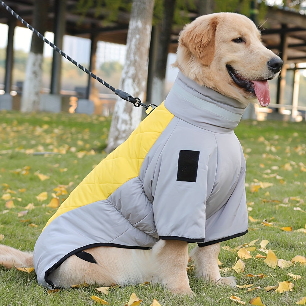 Manteau d'hiver pour chien – Chaud, coupe-vent, avec attache pour laisse pour les activités de plein air par temps froid