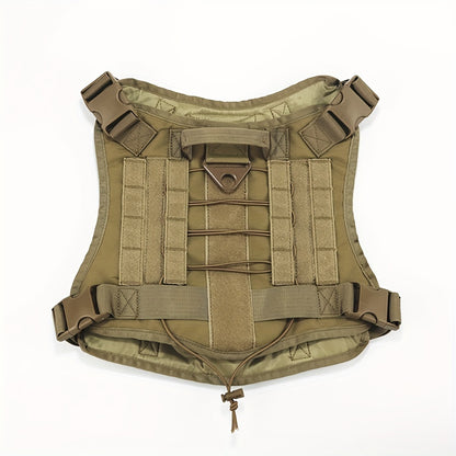 Harnais tactique pour grand chien – Gilet d’entraînement robuste pour races moyennes et grandes