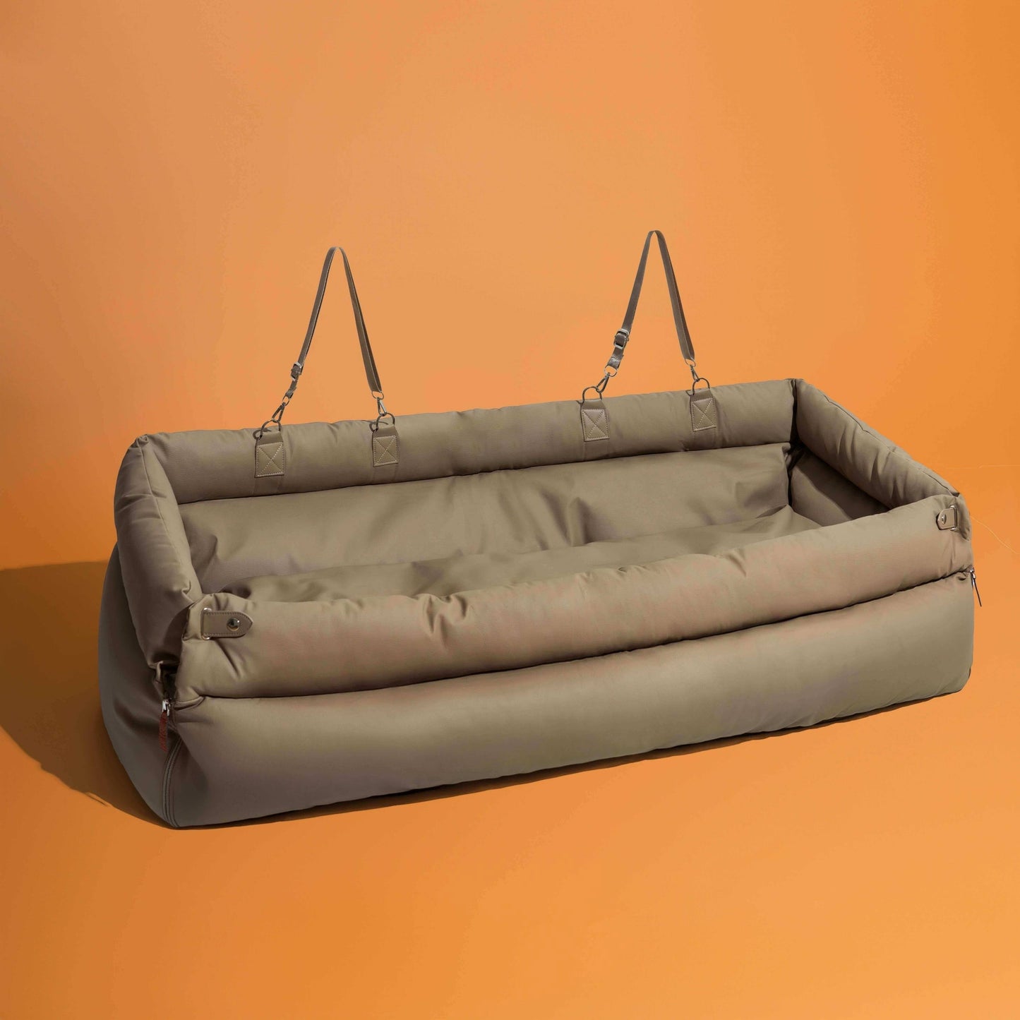 Siège auto pour chien en similicuir de luxe – Imperméable et antidérapant