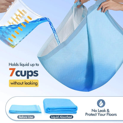 Absorbent Dog Pee Pads – Disposable Waterproof Dog Diapers for Clean Floors and Pet Comfort
