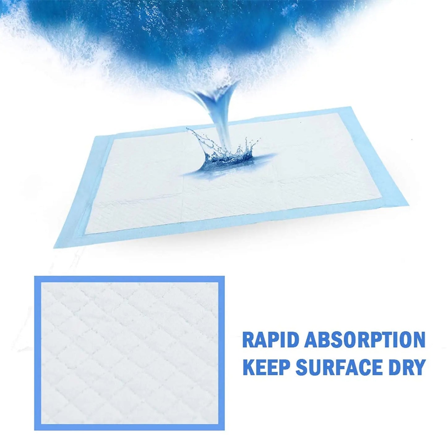 Absorbent Dog Pee Pads – Disposable Waterproof Dog Diapers for Clean Floors and Pet Comfort
