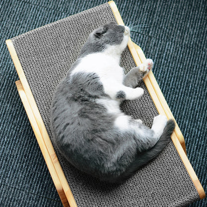 Grattoir à chat en bois, lit de salon amovible, poteau à gratter 3 en 1 pour chats, jouets pour griffes de meulage, planche à gratter pour chat