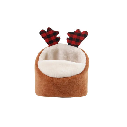 Nid pour hamster en polaire chaude – Mini abri
