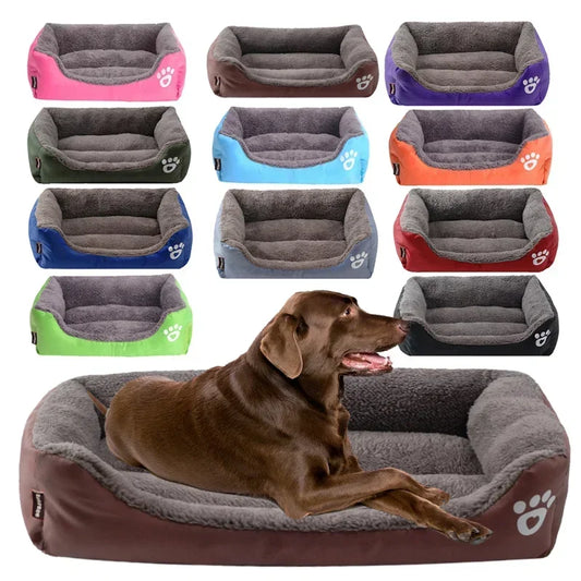 Canapé-lit chaud d'hiver pour grand chien, tapis pour chien, coussin pour chat, canapé-lit pour animaux de compagnie, tapis pour grands et petits chiens et chats