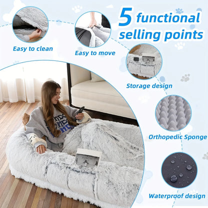 Human-Sized Dog Bed - Ultimate Comfort for Large Dogs