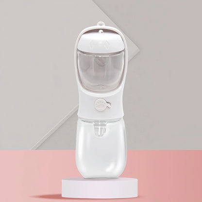 Bouteille d'eau pour animaux de compagnie, matériau portable de qualité alimentaire, bouteille d'eau pour chien et chat, bouteille de voyage avec distributeur de nourriture, bouteille d'eau pour chiot