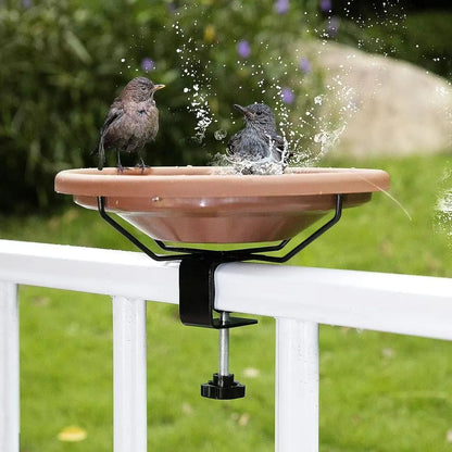 Beliebte Vogel Geschirr Halterung Outdoor Garten Bad Hummingbird Predator Kreative Schmiedeeisen Feeder Vogel Zubehör