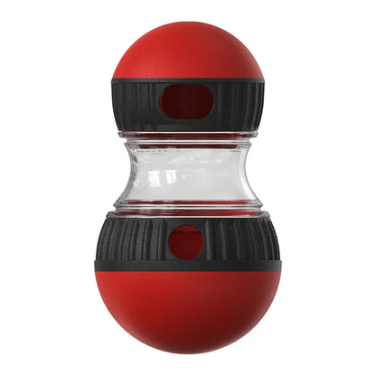 Jouet interactif pour chien avec balle roulante - Distributeur de friandises et booster d'intelligence, conception de piste elliptique durable