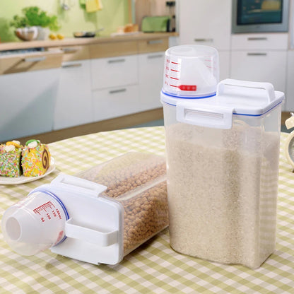 Récipient de stockage de nourriture pour animaux de compagnie de qualité supérieure avec fermeture hermétique - Durable, grande capacité, facile à nettoyer et design élégant pour chiens et chats