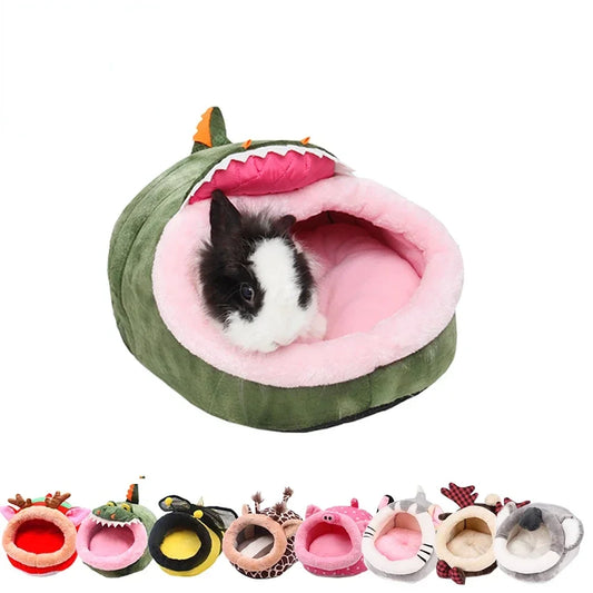 Niche chaude en polaire pour petits animaux de compagnie - Plusieurs tailles et modèles 