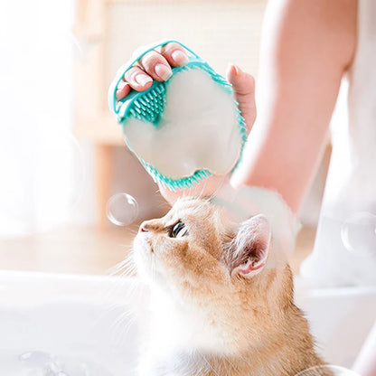 Badebürste für Haustiere, weiches Silikon, Massagegerät, Duschgel, Badebürste, Reinigungswerkzeuge, Kamm, Reinigungs- und Pflegezubehör für Hunde und Katzen