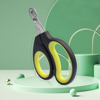 Pet Nail Scissors - Half Moon Stainless Steel Trimmers