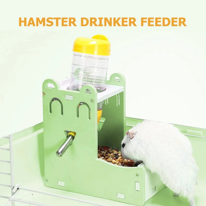 Abreuvoir et mangeoire automatique 2 en 1 pour hamster