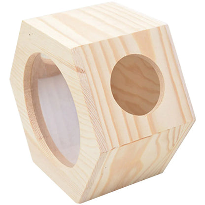 Chalet pour hamster, cage pour rat, accessoires pour chinchilla, villa en bois, chambre pour animaux de compagnie, mini château multicouche, maison multiple