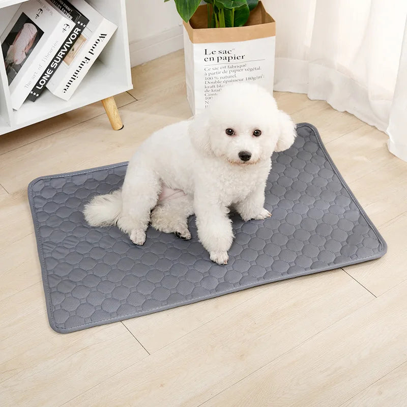 Tapis de pipi réutilisable pour chien, couche absorbante, lavable, tapis d'entraînement pour chiot, tapis d'urine pour animal de compagnie, housse de siège de voiture, fournitures pour animaux de compagnie