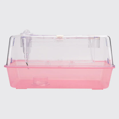 Cage pour animaux de compagnie Hamster Djungarian Hamster Miel Kangourou Cage Base Surélevant Surdimensionné Acrylique Transparent Fournitures Ornementales