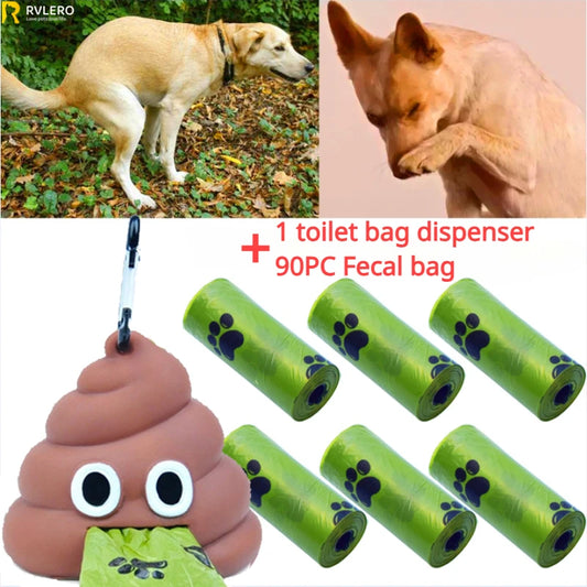 Distributeur de sacs fécaux pour animaux de compagnie, poche à ordures d'extérieur pour chat et chien, boucle suspendue, sacs à excréments portables, boîte de rangement, produits de nettoyage pour animaux de compagnie