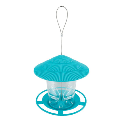 Mangeoire automatique pour oiseaux d'extérieur – Distributeur de noix suspendu avec plusieurs trous d'alimentation