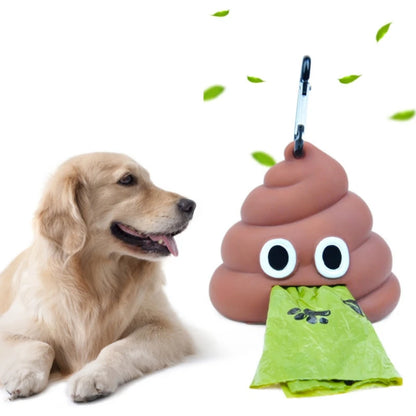 Distributeur de sacs fécaux pour animaux de compagnie, poche à ordures d'extérieur pour chat et chien, boucle suspendue, sacs à excréments portables, boîte de rangement, produits de nettoyage pour animaux de compagnie