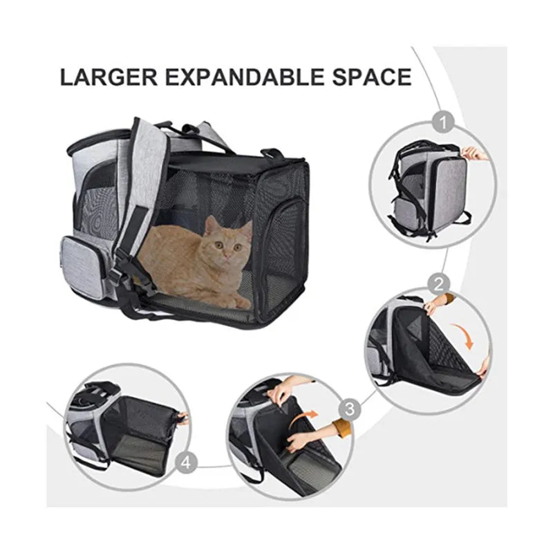 Out Puppy Backpack – Sac à dos extensible et portable pour animaux de compagnie